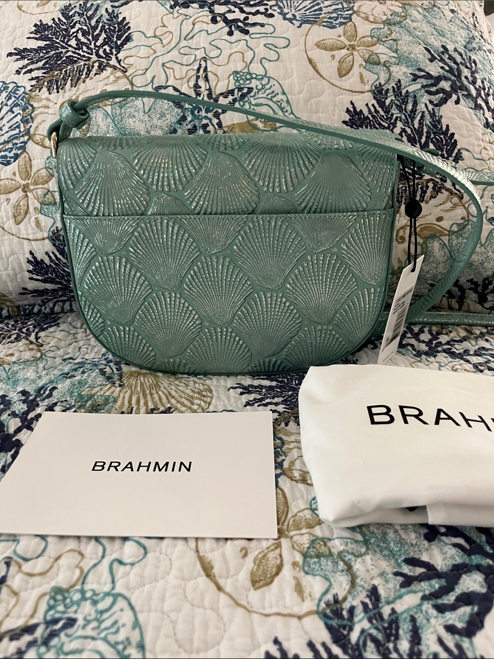 Brahmin Portia Waterfall Tides Crossbody Bag NEW WITH TAGS - Picture 2 of 5